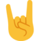Sign of the Horns emoji on Google